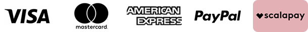 visa - mastercard -american express - paypal - scalapay